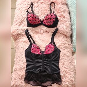 Cassandra Intimates Bra & Corset- Size 34C